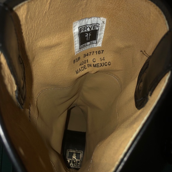 Black Leather Boots - Picture 4 of 8